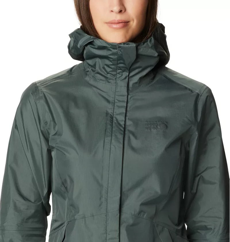 Mountain Hardwear Acadia Parka Womens in Black Spruce-3